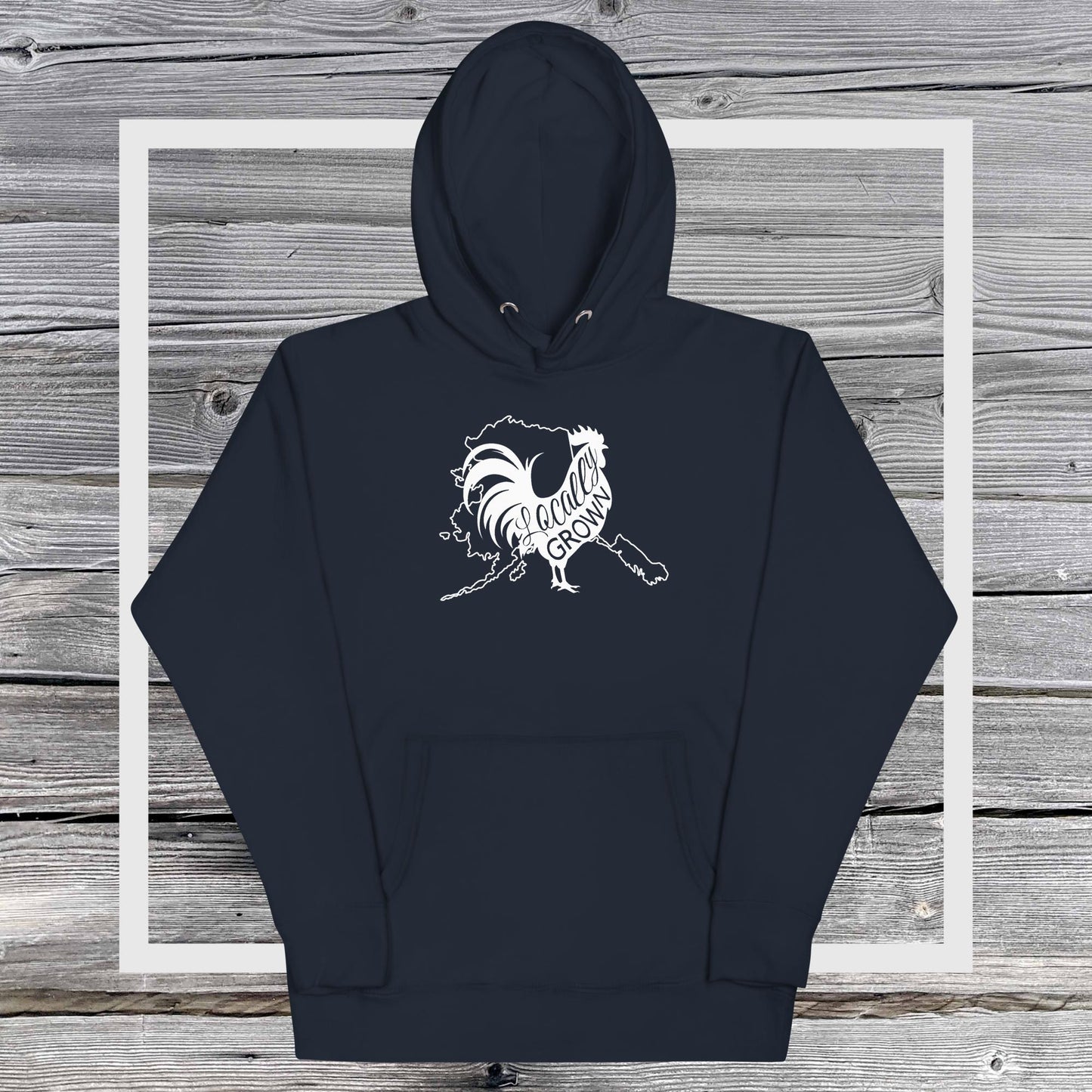 Unisex Locally Grown Alaska Cock Hoodie