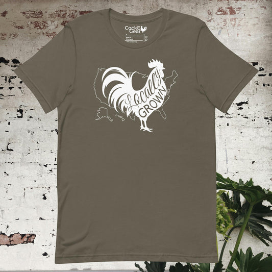 Locally Grown American Cock Unisex Tee