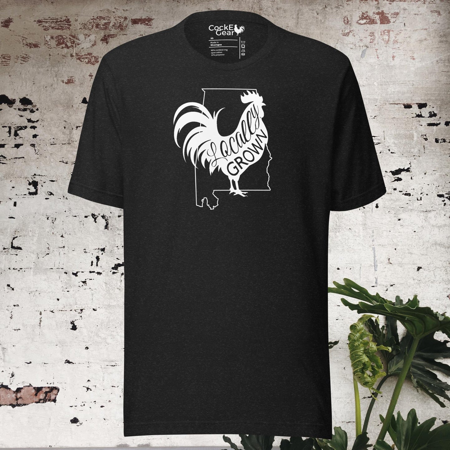 Locally Grown Alabama Cock Tshirt by CockE Gear