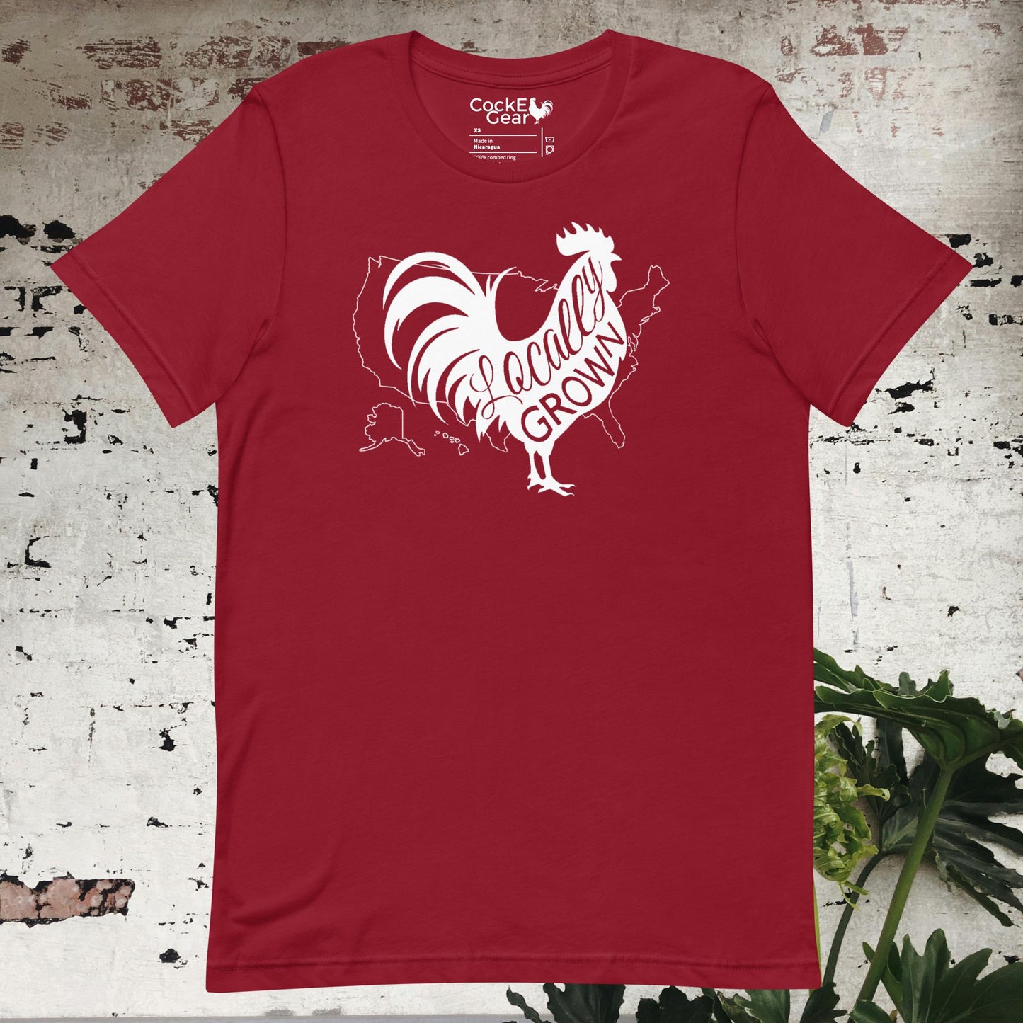 Locally Grown American Cock Unisex Tee