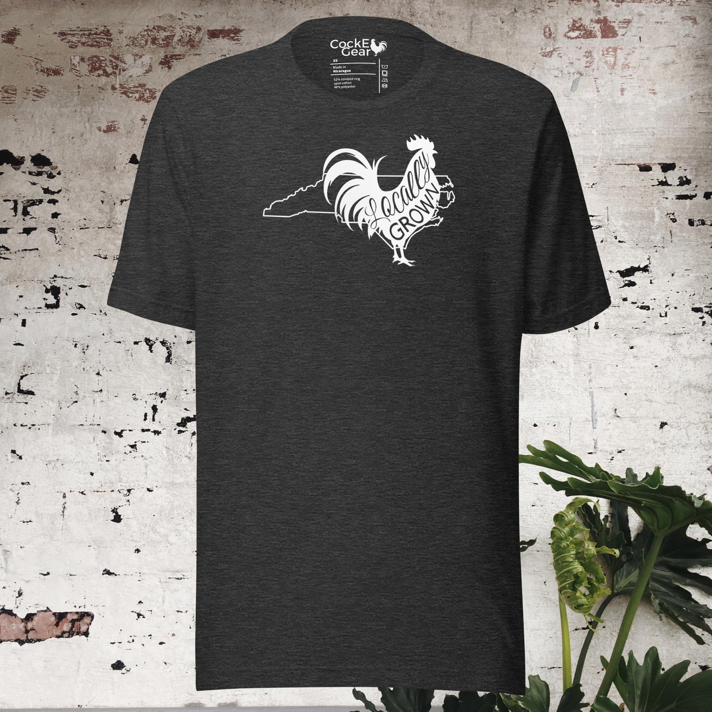 Unisex Locally Grown North Carolina Cock Tee