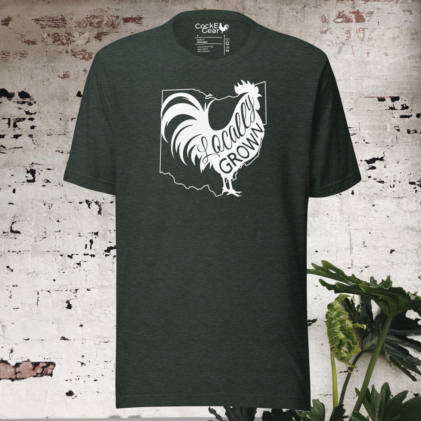 Unisex Locally Grown Ohio Cock Tee