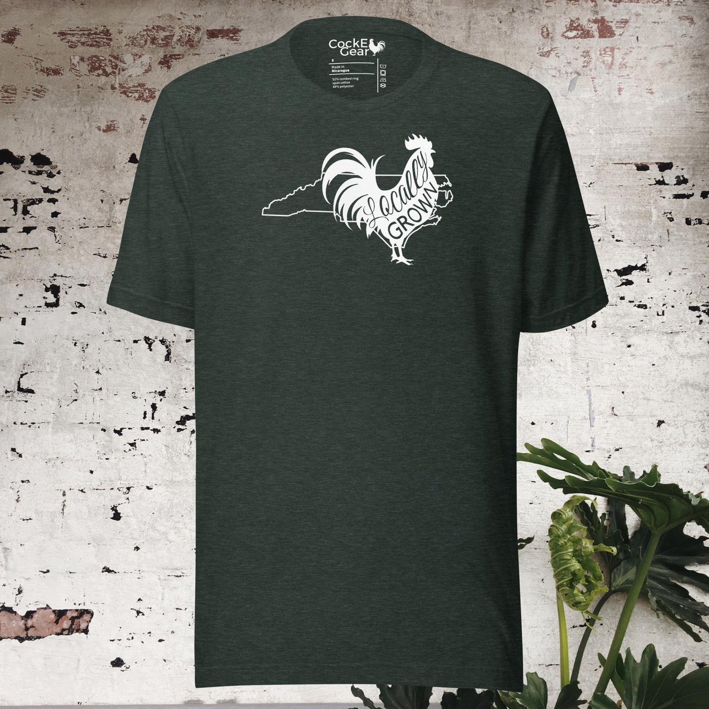 Unisex Locally Grown North Carolina Cock Tee