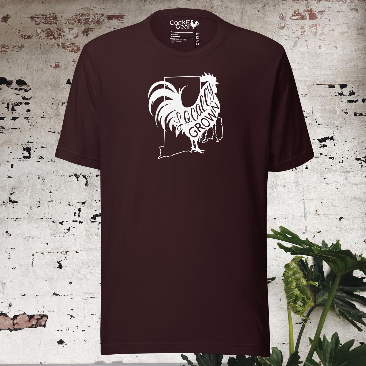 Unisex Locally Grown Rhode Island Cock Tee